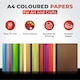 image 2 of Pack of 100 A4 Coloured Paper 75gsm Sheets Red | Dark Red | A4