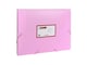 image 5 of Pastel Pink A4 Elastic Closure Box File