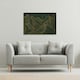 image 2 of Golden mountain line art (Canvas Print) 31 x 41 x 4cm