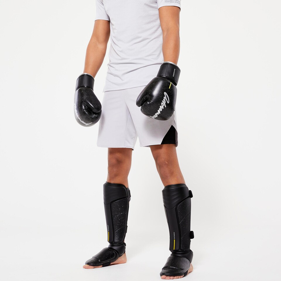 image 1 of Decathlon Adult Muay-Thai/Kickboxing/MMA Shin-Foot Guard