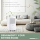 image 4 of HOMCOM 10L/Day 2.2L WiFi Smart Dehumidifier, Portable Quiet Air Dehumidifier