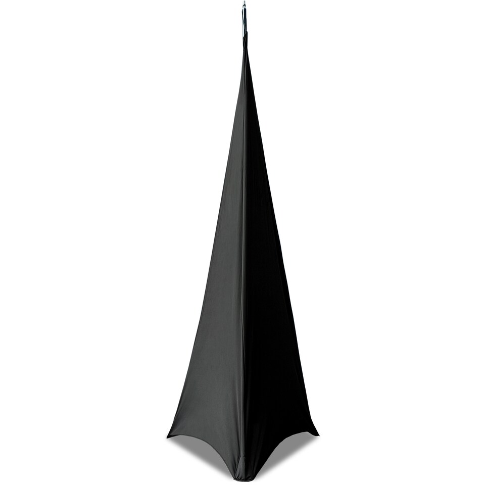 image 1 of Triple Sided Stretch Tripod Speaker DJ Stand Cover with Loop - 10pcs