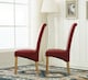 image 3 of MCC Direct Deluxe High Back Leather Dining Chairs Red