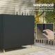 image 5 of Outsunny 3 Seater Garden Swing Cover, Windproof and Anti-UV Black