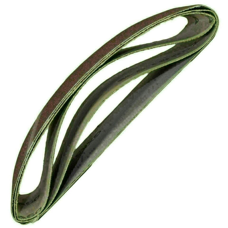image 1 of 457mm x 75mm Mixed Grit Abrasive Sanding Belts Power File Sander Belt 30 Pack