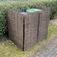 image 4 of Willow Wheelie Bin Screen (Double)
