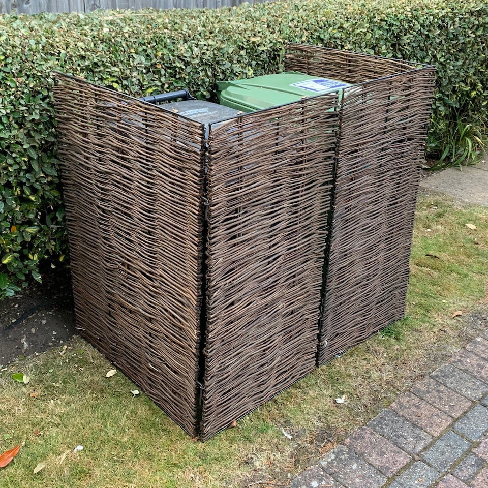 image 1 of Willow Wheelie Bin Screen (Double)
