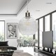 image 3 of Carss - Satin Nickel Ceiling Pendant Flex Suspension Kit for Shades | Chrome | Satin nickel plate | Small | 1