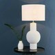 image 1 of Meredith White Ceramic Table Lamp White