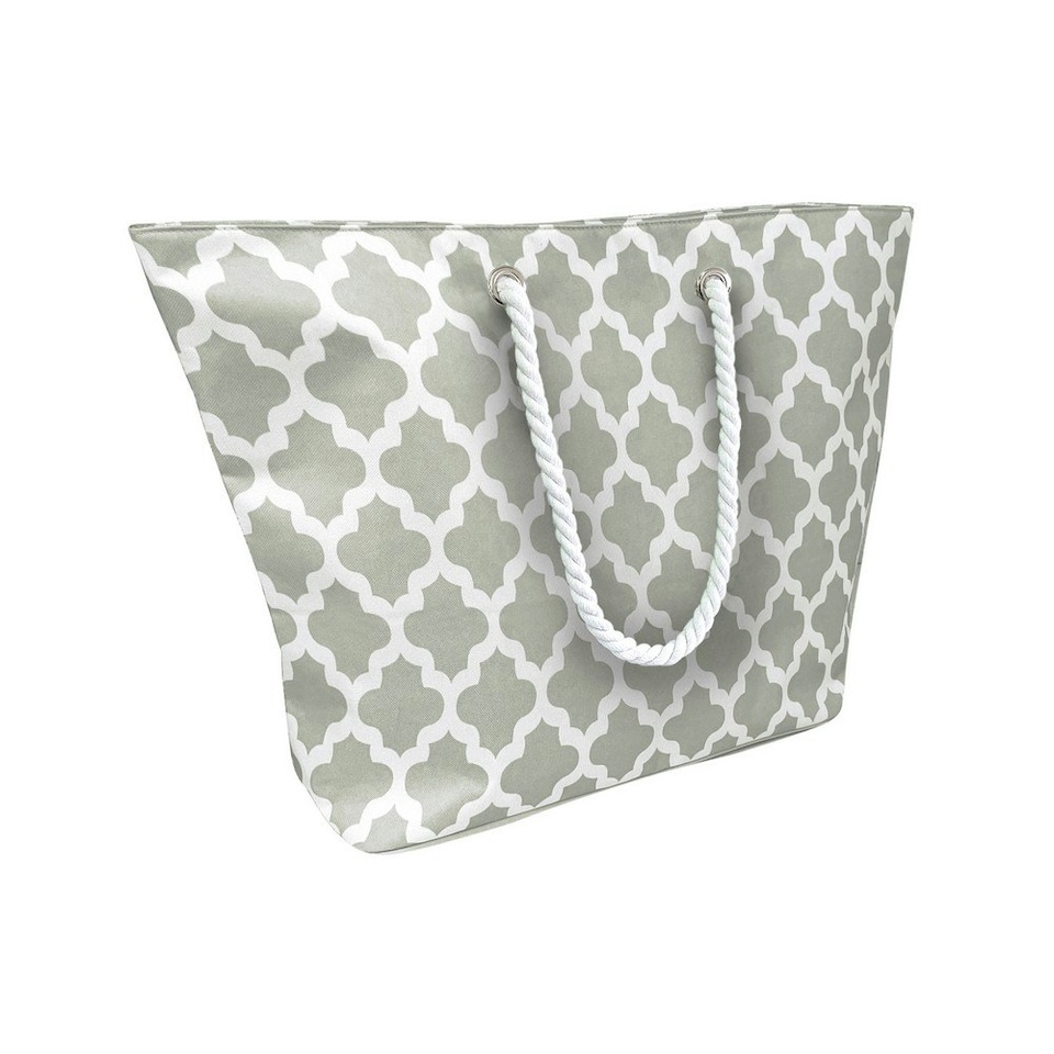 Home & Living Moroccan Cooler Bag - Grey/White - One Size (UTRW9024)