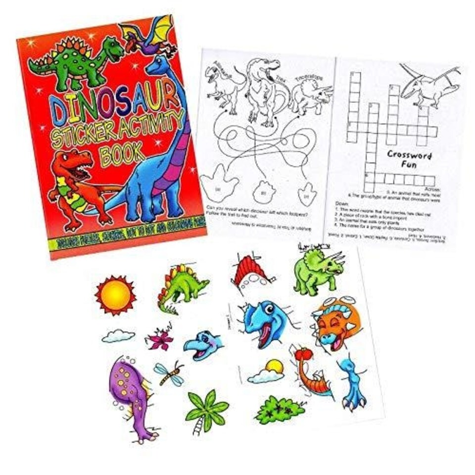Spot on Gifts Dinosaur Activity Book Set - Multicoloured - One Size