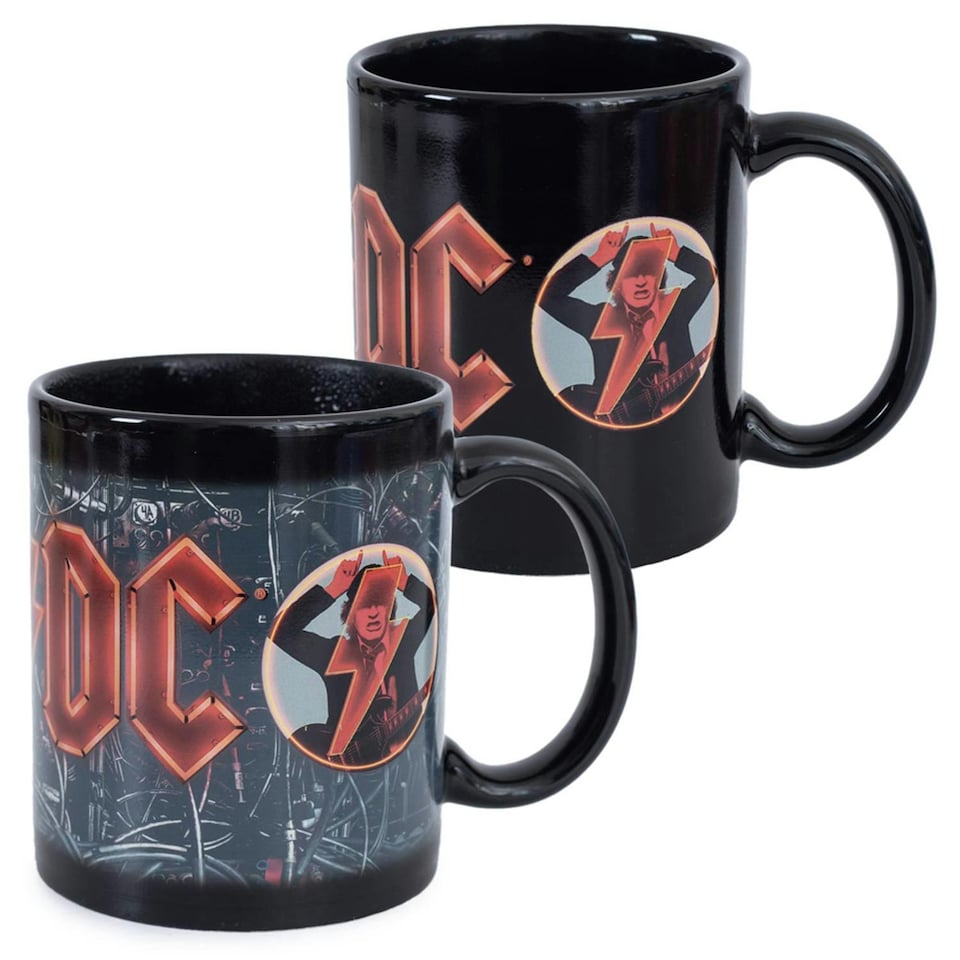 image 1 of AC/DC Heat Changing Mug - Black/Red - One Size