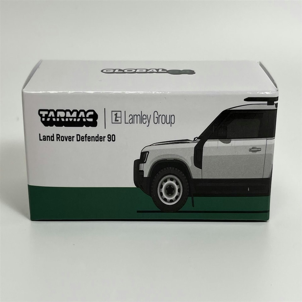 image 1 of Land Rover Defender 90 White Metallic 1:64 Scale Tarmac Works T64G019WH