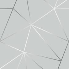 Zara Shimmer Metallic Wallpaper in Soft Grey and Silver | Grey | Soft Grey and Silver | 53cm x 10m