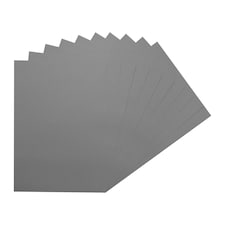 Pack of 50 A5 Coloured Card 160gsm Sheets | Grey | Grey | A5 | 1