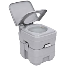 Outsunny 20L Camping Toilet Portable Travel WC Caravan Picnic Fishing Restroom