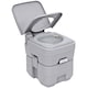 image 1 of Outsunny 20L Camping Toilet Portable Travel WC Caravan Picnic Fishing Restroom