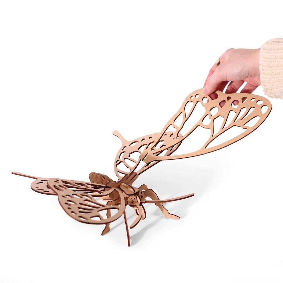 image 1 of 3D Wooden Model Kit Butterfly - Craft Gifts for 8 yrs +