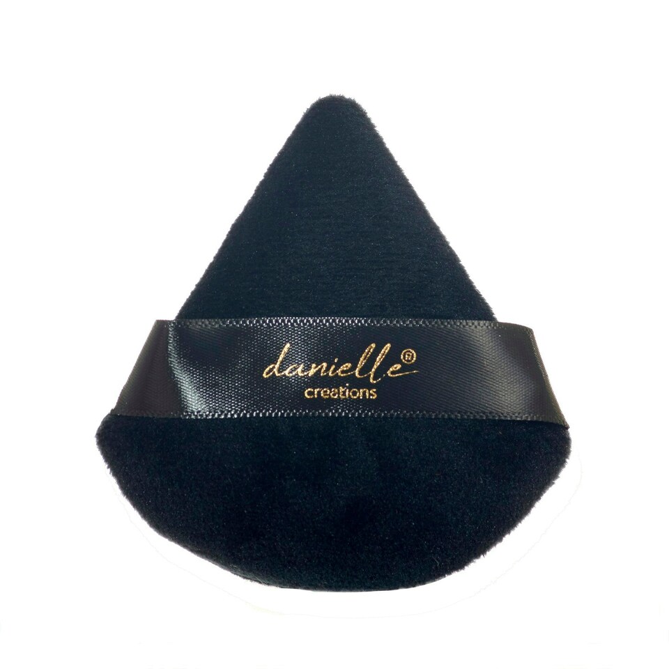 image 1 of Danielle Creations Powder Puffs 2pk Nude/Black | Multi | 1 Nude 1 Black | 2