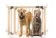 image 1 of Bettacare Wooden Multi Panel Flexible Pet Barrier, Natural Wood, up to 96cm Wide, Dog Barrier for Pets Dogs and Puppy | Cream | Natural