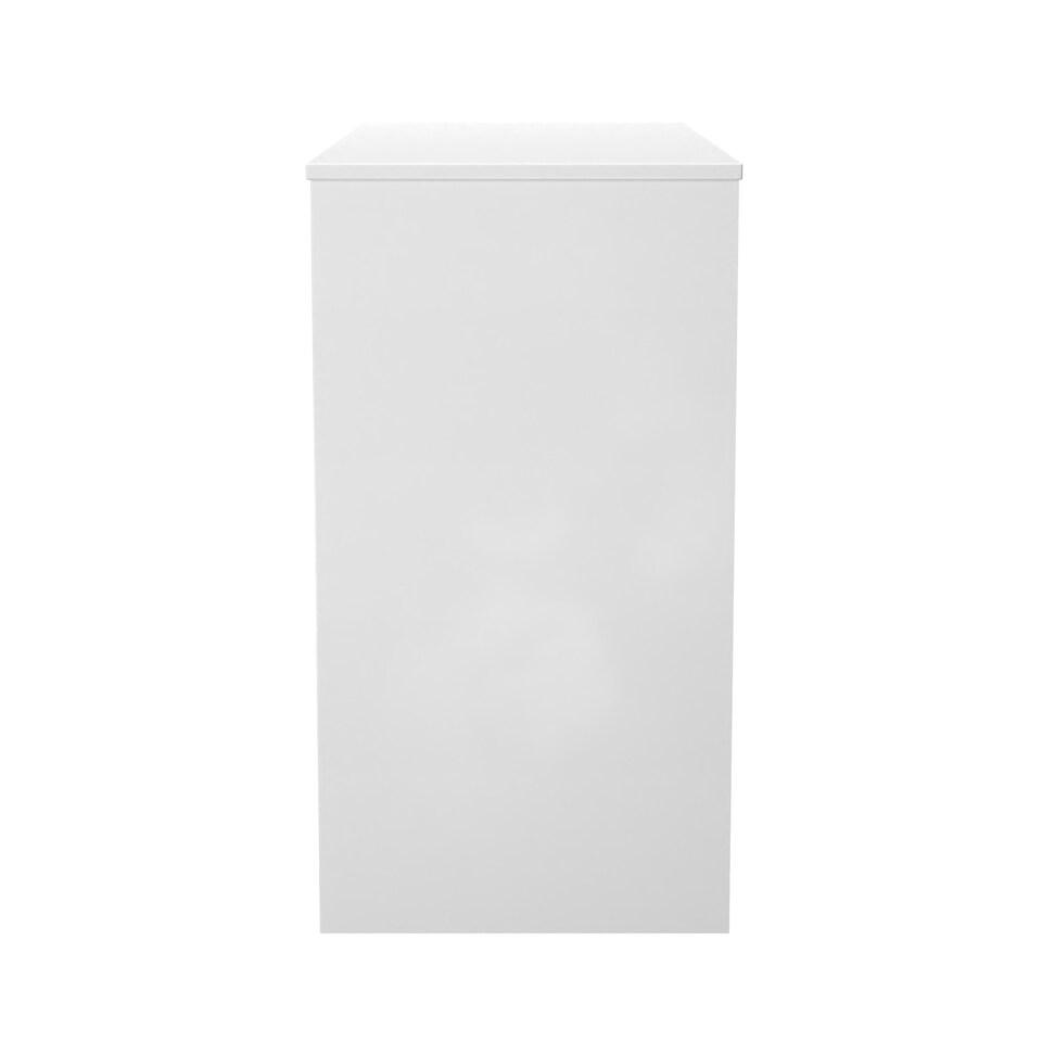 image 1 of Bristol 3 Drawer Vanity in Grey Gloss & White (Ready Assembled) | Grey | Grey Gloss & White