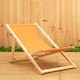 image 3 of Interiors by Premier Stylish Orange Deck Chair, Ethically Sourced Deck Chair, Sling Design Lawn Chair, Adjustable Garden Chair