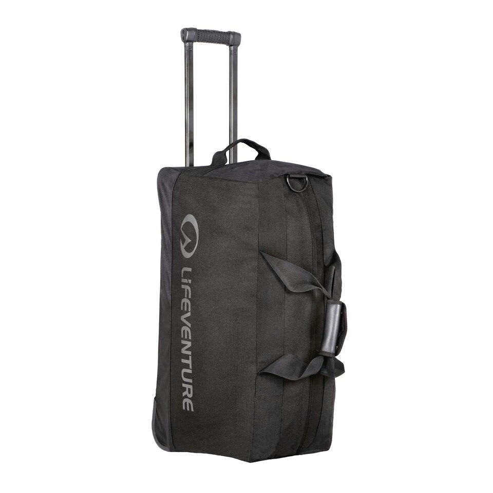 image 1 of Lifeventure Wheeled Duffle Bag Suitcase 100L Black | Large