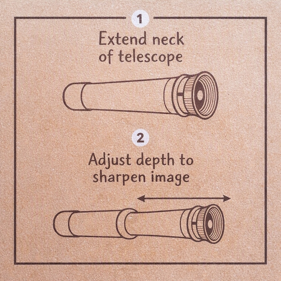 image 1 of Huckleberry Handheld Extendable 8x Mag Childrens Telescope