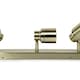 image 2 of ValueLights Benton Antique Brass IP44 Bathroom Ceiling Light & Bulb Gold