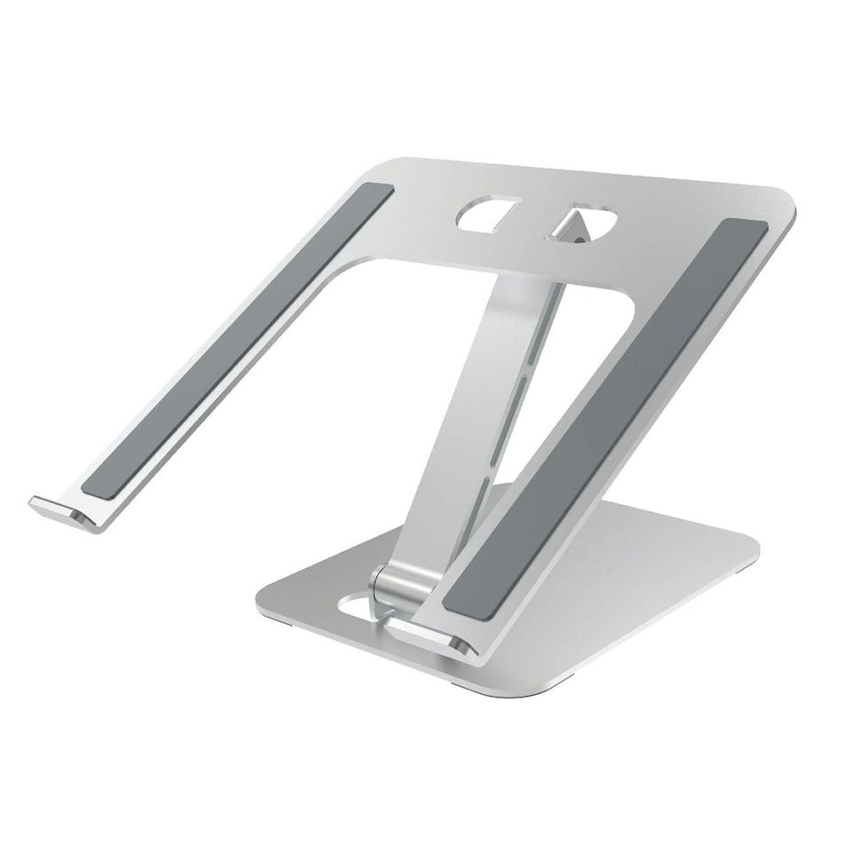 image 1 of Groov-e GVPC13SR Adjustable Laptop/Tablet Stand for Desk - Aluminium-Alloy
