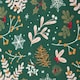 image 4 of Homescapes Festive Forest Green Christmas Apron | Green