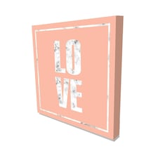 Marble Love (Canvas Print) 102cm x 102cm