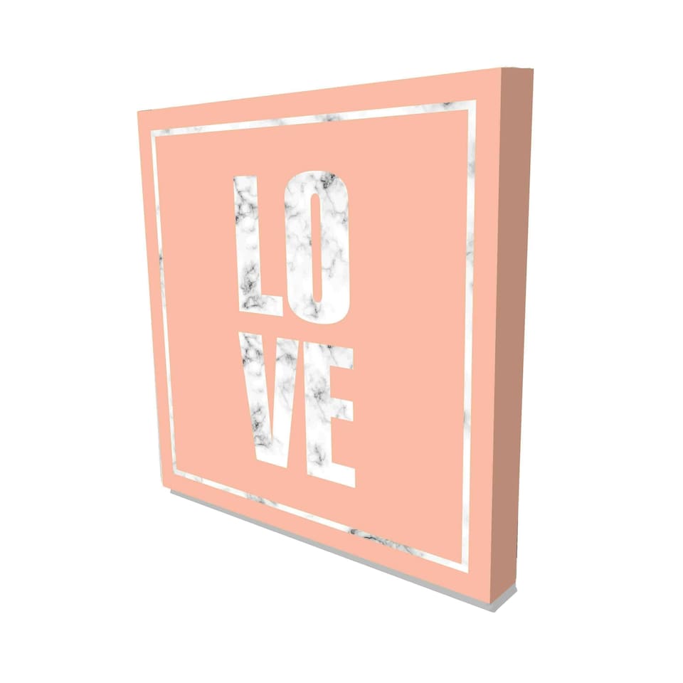 image 1 of Marble Love (Canvas Print) 102cm x 102cm