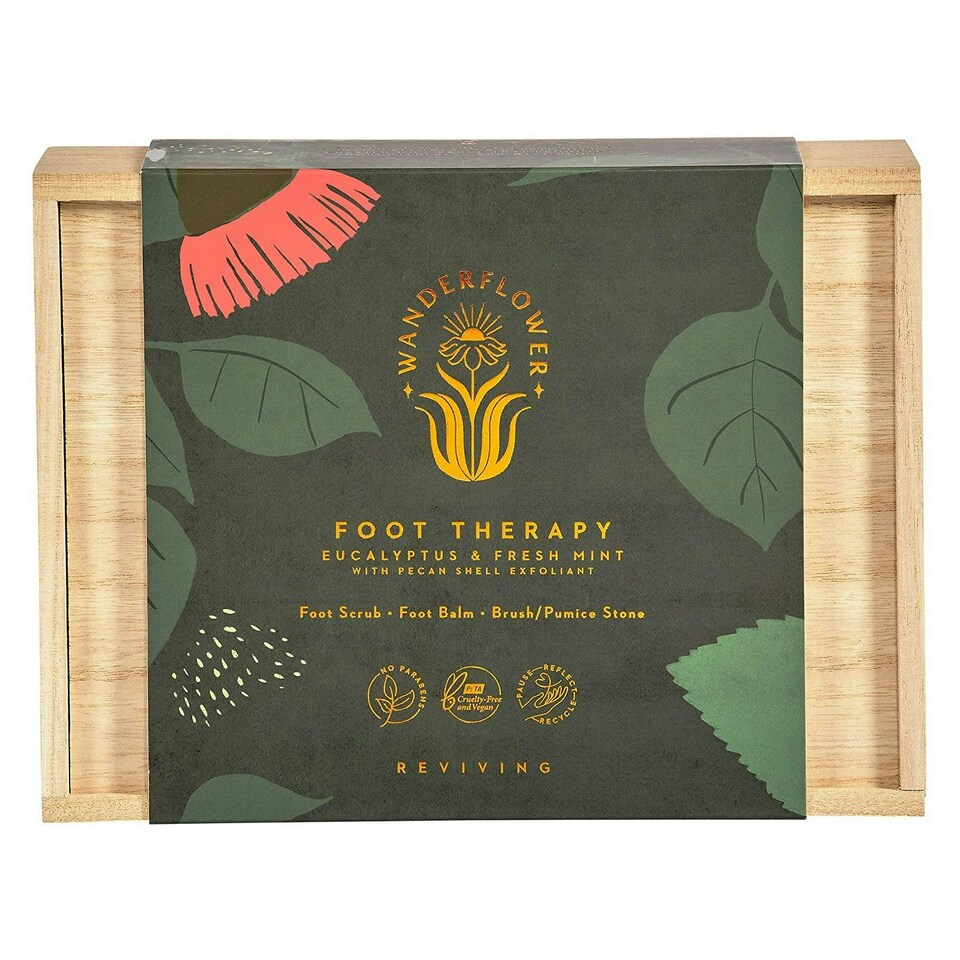 image 1 of Wanderflower Foot Therapy Gift Set Eucalyptus & Fresh Mint
