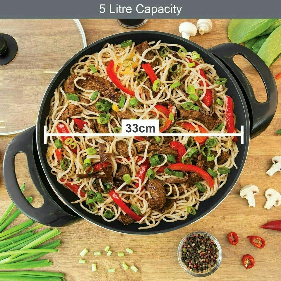 image 1 of Quest 35870 Electric Non Stick Wok