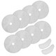 image 1 of SPARES2GO Tumble Dryer Cloth Exhaust + Air Intake Filters compatible with Teknix TKDV25B TKDV25S TKDV25W TKDV71W (10Pc Filter Kit)