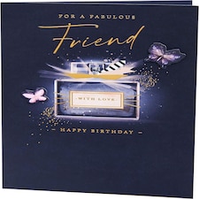 Perfume Design Fabulous Friend Birthday Card