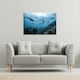 image 2 of Schooling grey reef sharks, Ningaloo reef, Western Australia (Canvas Print) 61 x 41 x 4cm