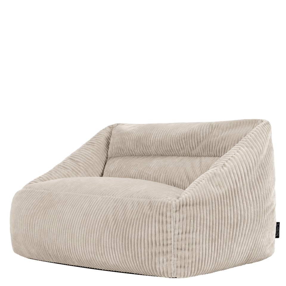image 1 of icon Kids Cecila Jumbo Cord Sofa Bean Bag, Stone