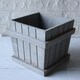 image 2 of Planter - Wooden - L20 x W20 x H20 cm - Grey Grey
