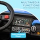 image 4 of HOMCOM 12V 2 Seater Kids Electric Ride-On Car w/ Electric Bucket - Blue
