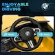 image 6 of AIYAPLAY 12V BMW M4 Licensed Kids Electric Car w/ Remote, Suspension, Yellow