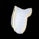 image 2 of Gallop Equestrian Prestige Fully Lined Numnah White | Size: One Size
Colour: White