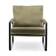 image 2 of Velvet Sage Green Graziana Accent Chair