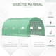 image 3 of Outsunny Tunnel Greenhouse w/ PE Cover, Outdoor Plant House w/ Door & Window