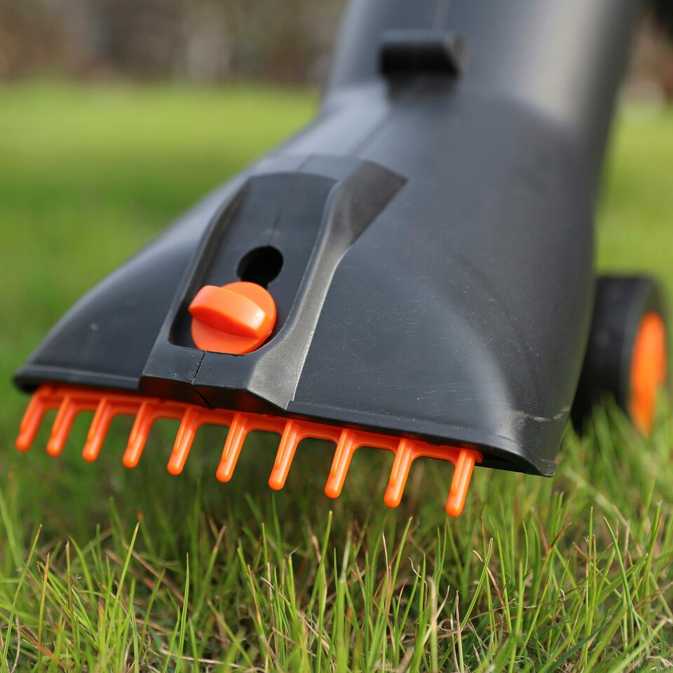 image 1 of Yard Force 3-in-1 3000W Electric Corded Blower Vac and Mulcher, 35L Capacity, 100-300 km/h Air Speed | Orange