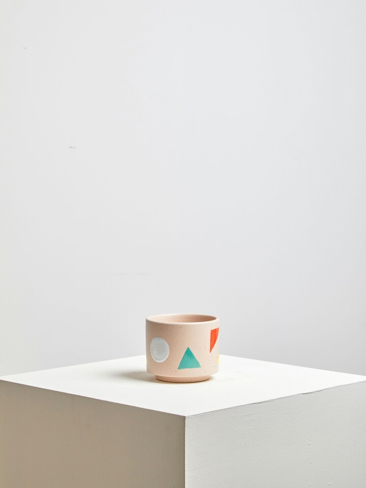 image 1 of Orsina Small Ceramic Planter, Handcrafted Ceramic Planter for Home, Stylish Stoneware Planter for Living Room