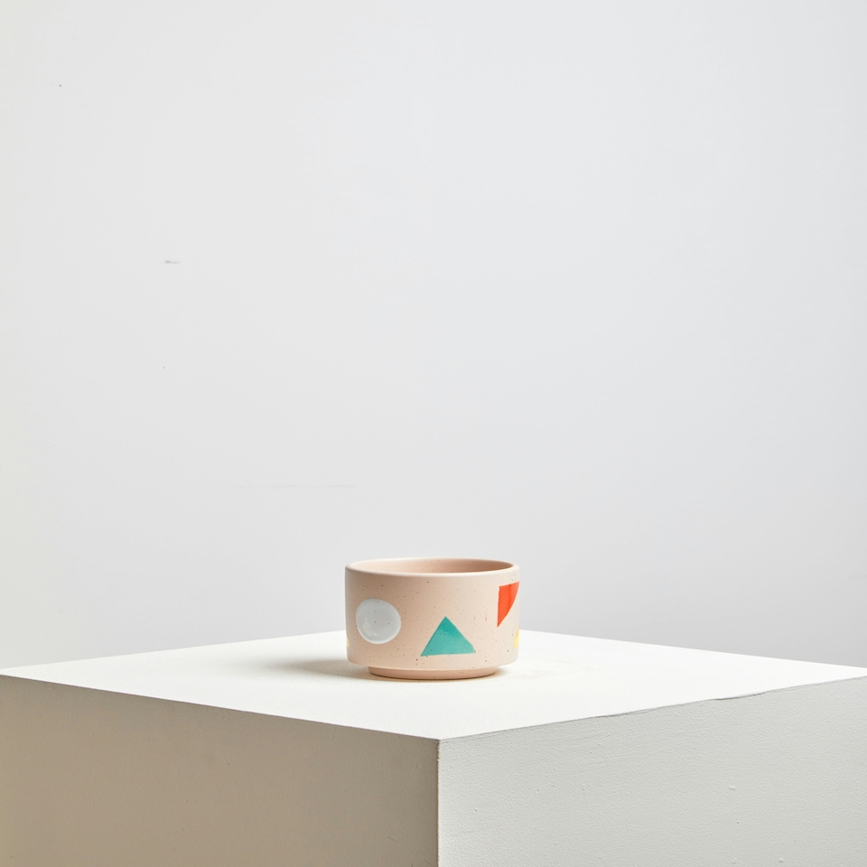 image 1 of Interiors by Premier Small Ceramic Planter, Handcrafted Ceramic Planter for Home, Stylish Stoneware Planter for Living Room Multi