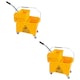image 2 of 1 x 20 Litre Printed Yellow Kentucky Dual Bucket & Wringer System With Wheels & Handle