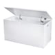 image 1 of Seaton White Wooden Storage Chest, Blanket Box, Trunk, Ottoman, Toy Box